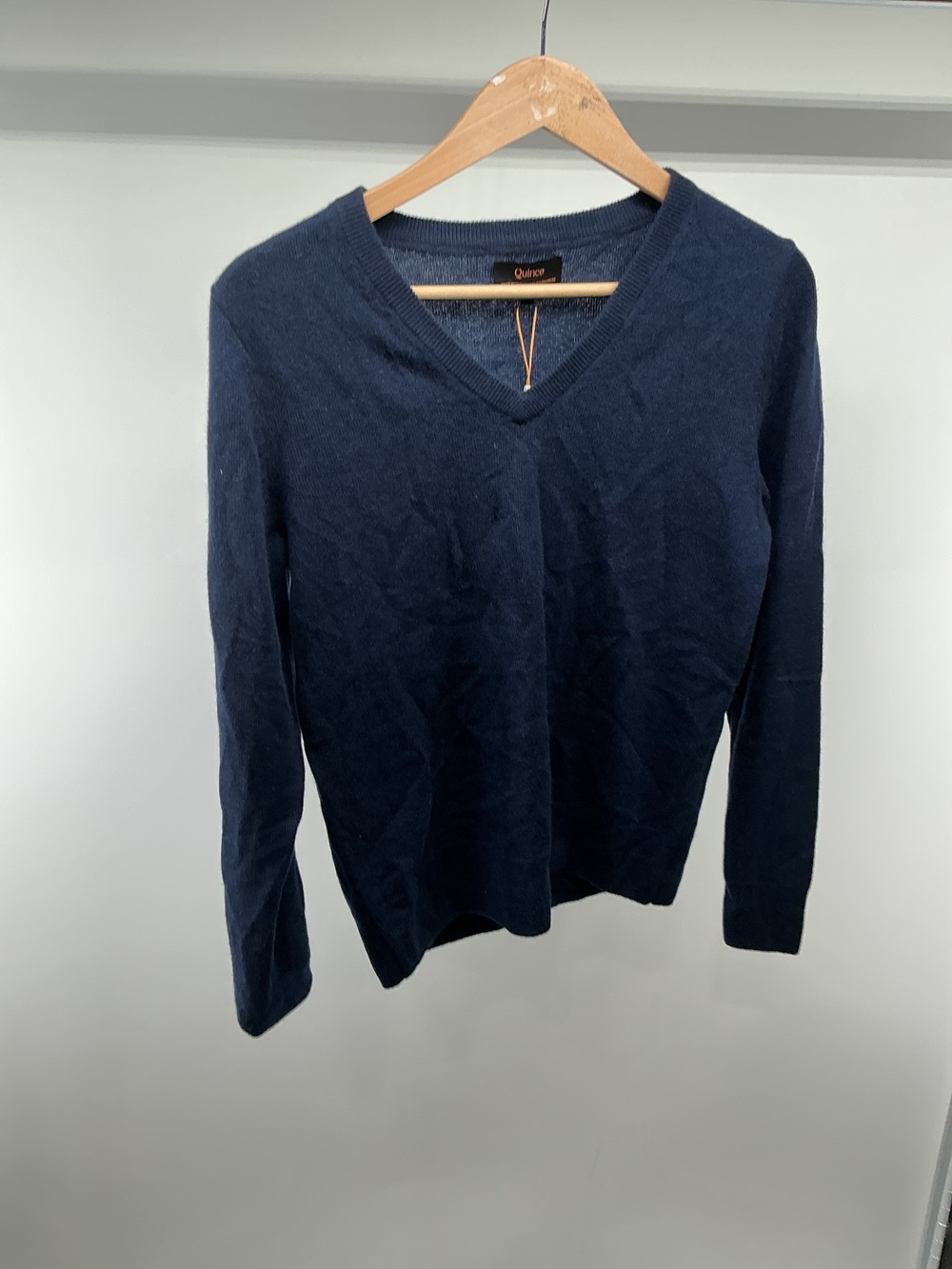 Mongolian Cashmere V-Neck Sweater
